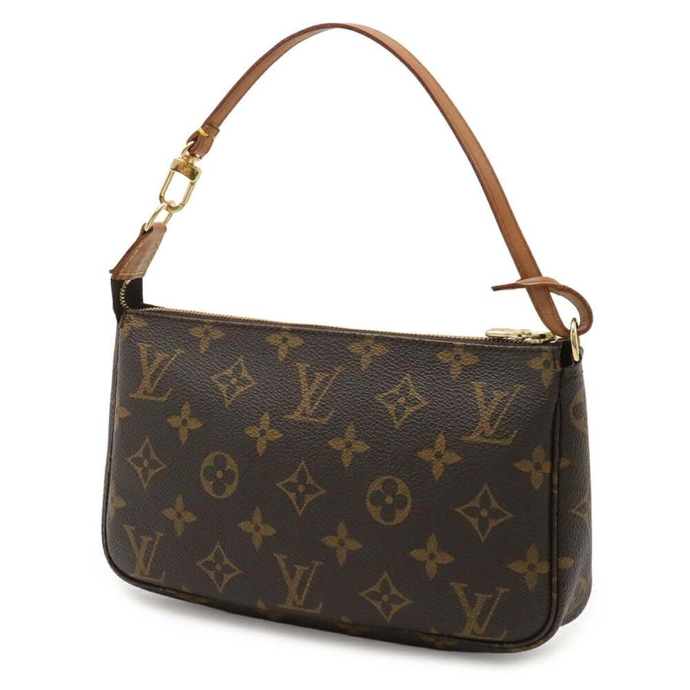 LOUIS VUITTON Brown Monogram Pochette Mini Bag - Picture 3 of 9
